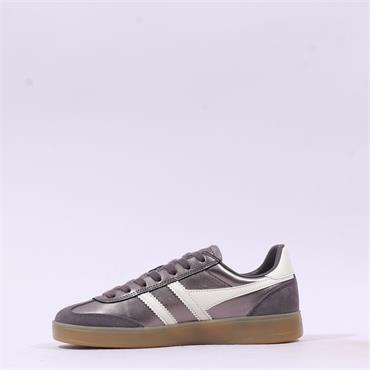 Gola Viper Metallic Gumsole Trainer - Pewter Off White